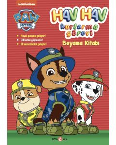 Paw Patrol - Hav Hav Kurtarma Görevi Boyama Kitabı