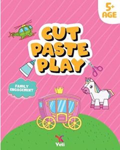 İngilizce Kes Yapıştır Oyna Kitabı 1 (Pembe)