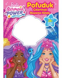Barbie Medmaid Power – Pofuduk Çıkartmalı Boyama Kitabı