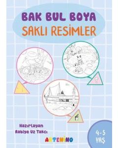 Bak Bul Boya - Saklı Resimler 4 - 5 Yaş