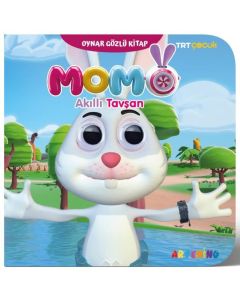 TRT Çocuk - Momo Akıllı Tavşan - Oynar Gözlü Kitap