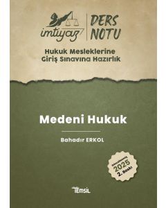 İmtiyaz HMGS Medeni Hukuk Ders Notu