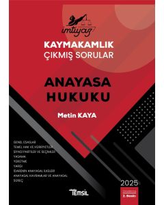İmtiyaz Kaymakamlık Çıkmış Sorular Anayasa Hukuku