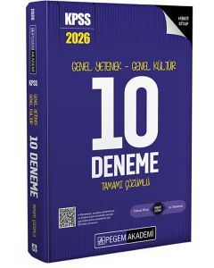2026 KPSS Genel Yetenek Genel Kültür Tamamı Çözümlü 10 Deneme