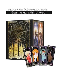 Medusa’nın Ölü Kumları Serisi 4 Kitap Takım - Hediyeli Kilitli Kutu (Ciltli)