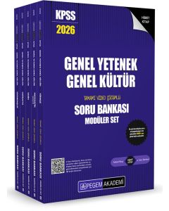 2026 KPSS Genel Yetenek Genel Kültür Tamamı Çözümlü Soru Bankası Seti 