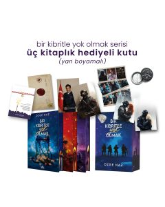 Bir Kibritle Yok Olmak Serisi - Üç Kitaplık Hediyeli Kutu (Ciltli - Yan Boyamalı)