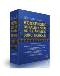 Konsensus Ustalık Eseri Adli Hakimlik Soru Bankası