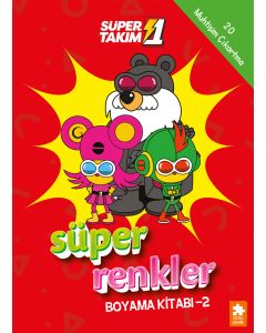 Süper Renkler Boyama Kitabı - 2