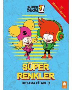 Süper Renkler Boyama Kitabı - 3