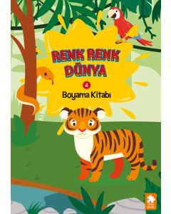 Renk Renk Dünya Boyama Kitabı - 4