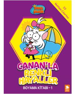 Canan’la Renkli Hayaller Boyama Kitabı - 1