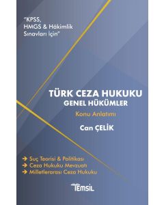 Türk Ceza Hukuku Genel Hükümler Konu Anlatımı