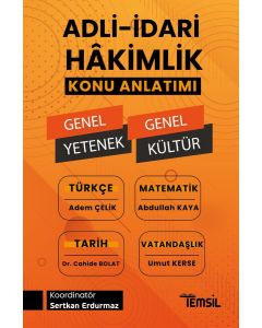 Adli - İdari Hâkimlik Genel Yetenek - Genel Kültür Konu Anlatımı