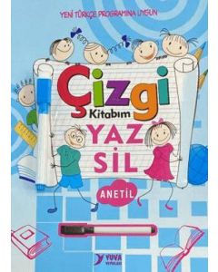 Çizgi Kitabım Yaz Sil Yazı Defteri Anetil