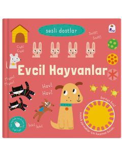 Sesli Dostlar - Evcil Hayvanlar (Sesli Kitap - Ciltli)