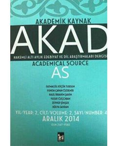 Akad Akademik Kaynak Dergisi Sayı: 4
