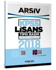 2018 KPSS Lisans Arşiv Serisi Tıpkı Basım Çıkmış Sorular 