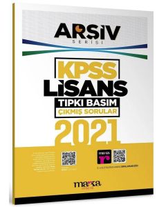 2021 KPSS Lisans Arşiv Serisi Tıpkı Basım Çıkmış Sorular