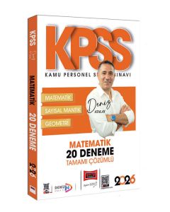 2026 KPSS Tamamı Çözümlü Matematik 20 Deneme