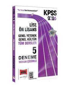 2026 KPSS GK-GY Lise Ön Lisans Tüm Dersler Tamamı Çözümlü 5 Deneme