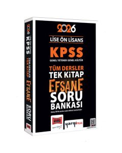 2026 KPSS Lise Ön Lisans GK-GY Tüm Dersler Tek Kitap Efsane Soru Bankası
