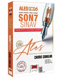 2026 ALES VIP Son 7 Sınav Çıkmış Sorular (13 Nisan 2025 Sınavı Dahil)