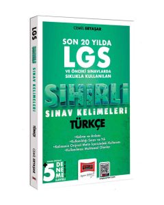 8.Sınıf LGS Türkçe Son 20 Yılda Sıklıkla Kullanılan Sihirli Sınav Kelimeleri