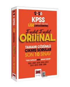 2026 KPSS Lise-Ortaöğretim GK-GY Fasikül Fasikül Orijinal Tamamı Çözümlü Çıkmış Son 10 Sınav