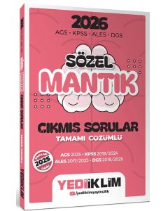 2026 AGS KPSS ALES DGS Sayısal Mantık Tamamı Çözümlü Çıkmış Sorular