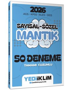 2026 AGS KPSS ALES DGS Sayısal Sözel Mantık Tamamı Çözümlü 50 Deneme