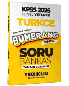 2026 KPSS Genel Yetenek Bumerang Türkçe Tamamı Çözümlü Soru Bankası