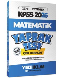 2026 KPSS Genel Yetenek Matematik Çek Kopart Yaprak Test