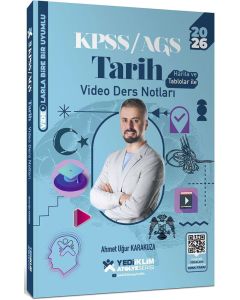 2026 KPSS AGS Atölye Serisi Genel Kültür Tarih Video Ders Notları