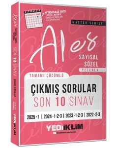 ALES Master Serisi Sayısal Sözel Yetenek Tamamı Çözümlü Son 10 Sınav Çıkmış Sorular