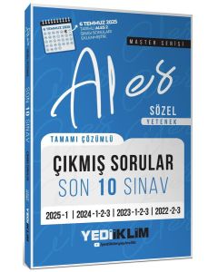ALES Master Serisi Sözel Yetenek Tamamı Çözümlü Son 10 Sınav Çıkmış Sorular