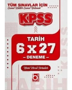 KPSS Tarih 6x27 Deneme