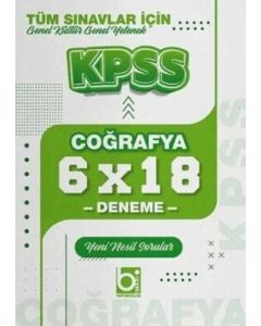 KPSS Coğrafya 6x18 Deneme