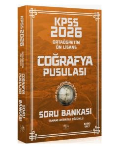2026 KPSS Lise Ortaöğretim Ön Lisans Coğrafya Pusulası Soru Bankası Çözümlü
