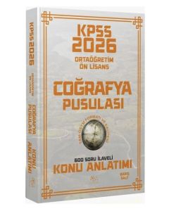 2026 KPSS Lise Ortaöğretim Ön Lisans Coğrafya Pusulası Konu Anlatımı