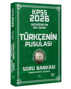 2026 KPSS Lise Ortaöğretim Ön Lisans Türkçenin Pusulası Soru Bankası Çözümlü
