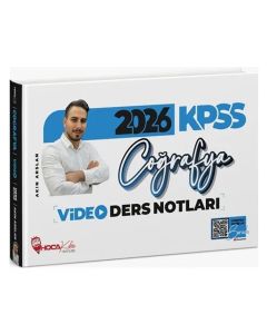 2026 KPSS Coğrafya Video Ders Notları