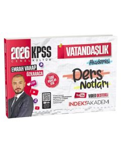 2026 KPSS Vatandaşlık Akademisi Video Ders Notları	