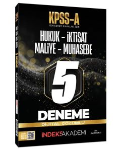 2026 KPSS A Grubu 5 Deneme Çözümlü