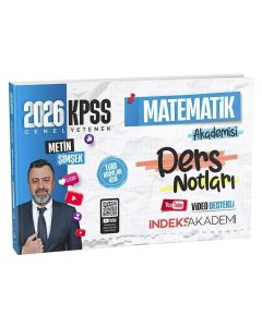 2026 KPSS Matematik Akademisi Video Ders Notları