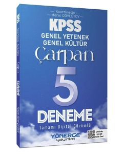 KPSS Genel Yetenek Genel Kültür Çarpan 5 Deneme Çözümlü