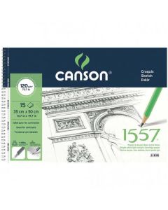 Canson 1557 120 gr Resim ve Eskiz Çizim Blok Defter