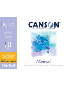 CANSON MONTVAL SULUBOYA BLOK 300 GR 18X25