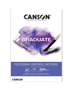 Canson A3 Graduate Mix Media Beyaz Blok
