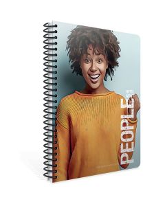 Gıpta People Spiralli Çizgili Defter (Ciltli)